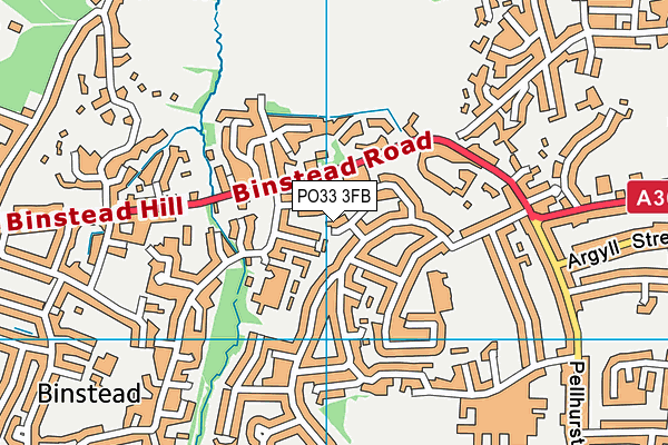 PO33 3FB map - OS VectorMap District (Ordnance Survey) PO33 3FB map - OS VectorMap District (Ordnance Survey)