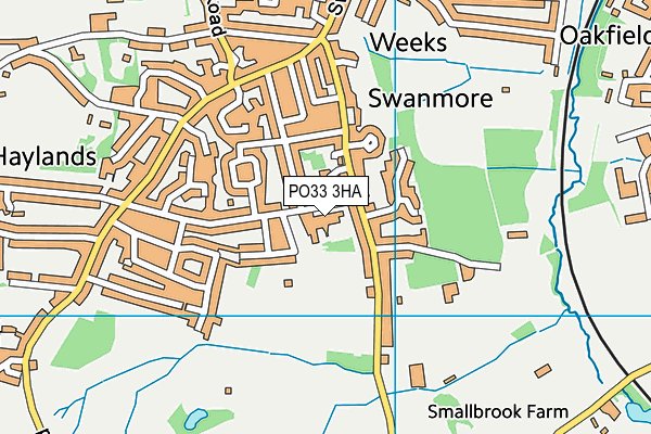 PO33 3HA map - OS VectorMap District (Ordnance Survey) PO33 3HA map - OS VectorMap District (Ordnance Survey)