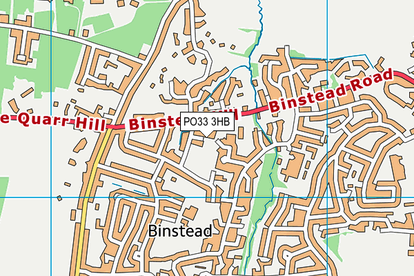 PO33 3HB map - OS VectorMap District (Ordnance Survey) PO33 3HB map - OS VectorMap District (Ordnance Survey)