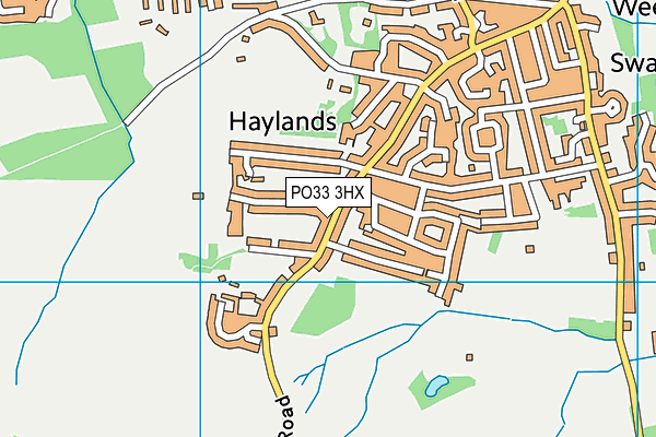 PO33 3HX map - OS VectorMap District (Ordnance Survey) PO33 3HX map - OS VectorMap District (Ordnance Survey)
