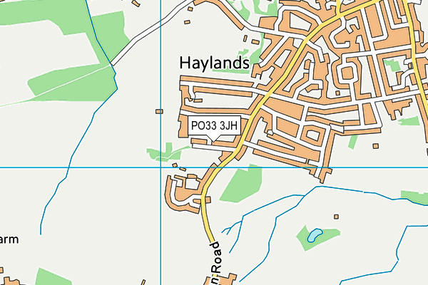 PO33 3JH map - OS VectorMap District (Ordnance Survey) PO33 3JH map - OS VectorMap District (Ordnance Survey)