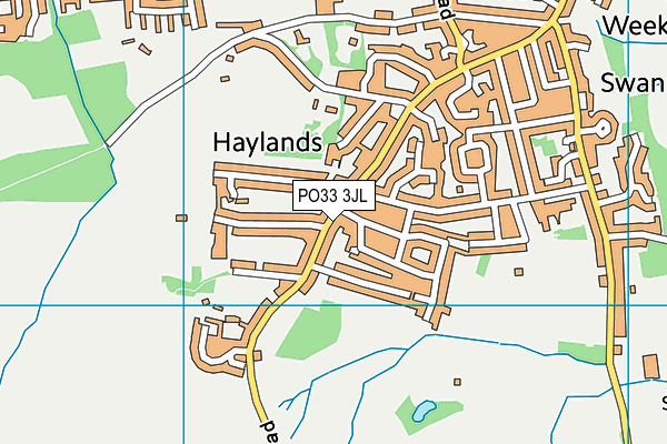 PO33 3JL map - OS VectorMap District (Ordnance Survey) PO33 3JL map - OS VectorMap District (Ordnance Survey)