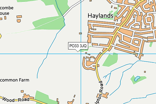PO33 3JQ map - OS VectorMap District (Ordnance Survey) PO33 3JQ map - OS VectorMap District (Ordnance Survey)