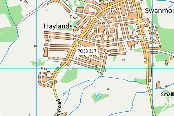 PO33 3JR map - OS VectorMap District (Ordnance Survey) PO33 3JR map - OS VectorMap District (Ordnance Survey)