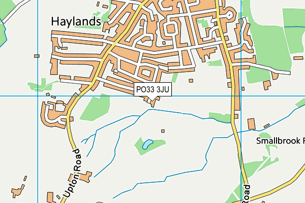PO33 3JU map - OS VectorMap District (Ordnance Survey)