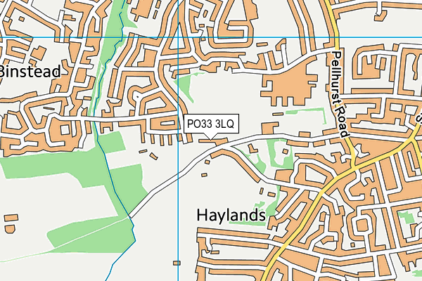 PO33 3LQ map - OS VectorMap District (Ordnance Survey) PO33 3LQ map - OS VectorMap District (Ordnance Survey)