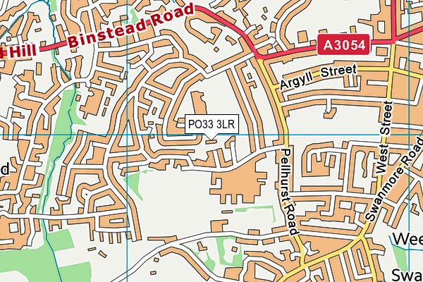 PO33 3LR map - OS VectorMap District (Ordnance Survey) PO33 3LR map - OS VectorMap District (Ordnance Survey)