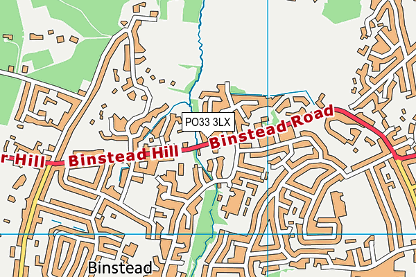 PO33 3LX map - OS VectorMap District (Ordnance Survey) PO33 3LX map - OS VectorMap District (Ordnance Survey)