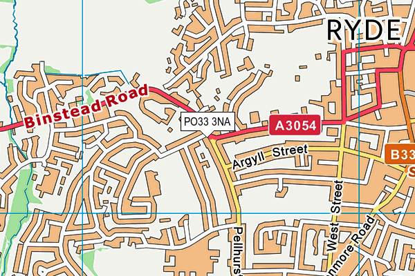PO33 3NA map - OS VectorMap District (Ordnance Survey) PO33 3NA map - OS VectorMap District (Ordnance Survey)