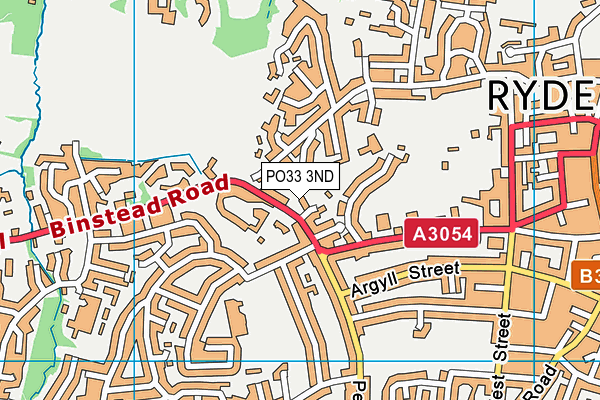PO33 3ND map - OS VectorMap District (Ordnance Survey) PO33 3ND map - OS VectorMap District (Ordnance Survey)