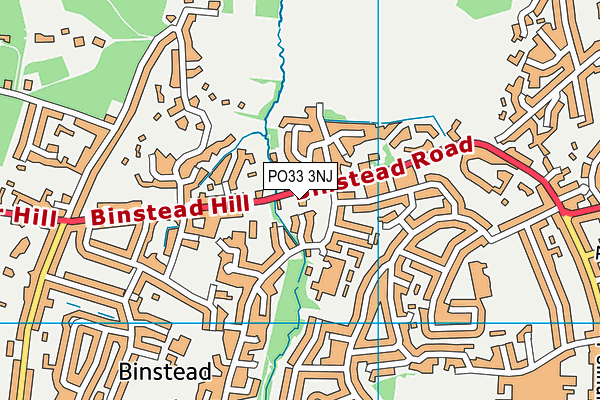 PO33 3NJ map - OS VectorMap District (Ordnance Survey) PO33 3NJ map - OS VectorMap District (Ordnance Survey)