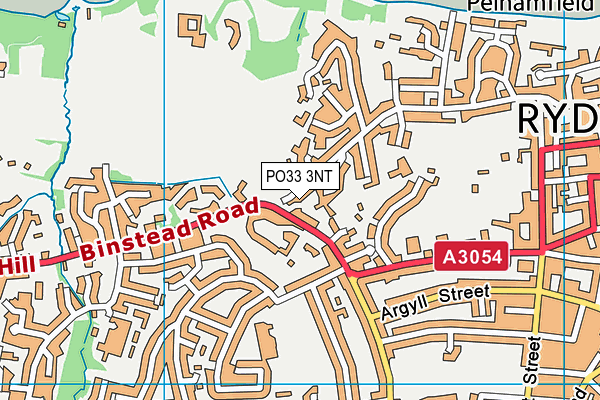 PO33 3NT map - OS VectorMap District (Ordnance Survey) PO33 3NT map - OS VectorMap District (Ordnance Survey)