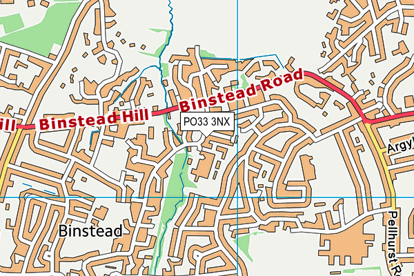 PO33 3NX map - OS VectorMap District (Ordnance Survey) PO33 3NX map - OS VectorMap District (Ordnance Survey)