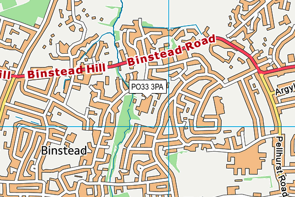 PO33 3PA map - OS VectorMap District (Ordnance Survey) PO33 3PA map - OS VectorMap District (Ordnance Survey)