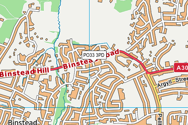 PO33 3PD map - OS VectorMap District (Ordnance Survey) PO33 3PD map - OS VectorMap District (Ordnance Survey)