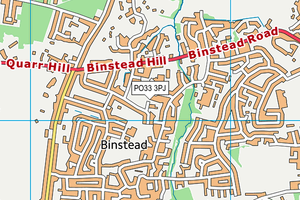 PO33 3PJ map - OS VectorMap District (Ordnance Survey) PO33 3PJ map - OS VectorMap District (Ordnance Survey)
