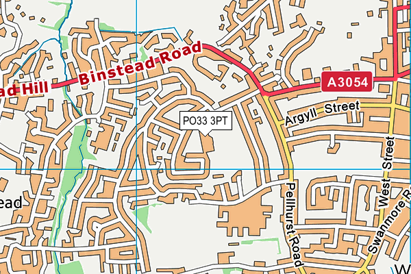 PO33 3PT map - OS VectorMap District (Ordnance Survey) PO33 3PT map - OS VectorMap District (Ordnance Survey)