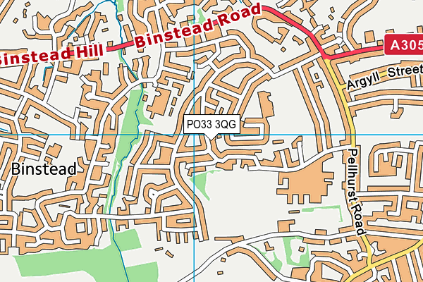 PO33 3QG map - OS VectorMap District (Ordnance Survey) PO33 3QG map - OS VectorMap District (Ordnance Survey)