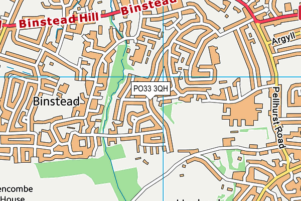 PO33 3QH map - OS VectorMap District (Ordnance Survey) PO33 3QH map - OS VectorMap District (Ordnance Survey)