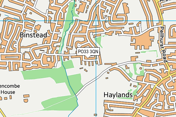 PO33 3QN map - OS VectorMap District (Ordnance Survey) PO33 3QN map - OS VectorMap District (Ordnance Survey)