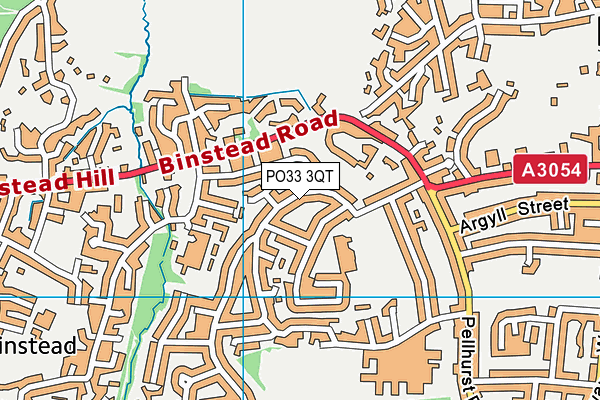PO33 3QT map - OS VectorMap District (Ordnance Survey) PO33 3QT map - OS VectorMap District (Ordnance Survey)