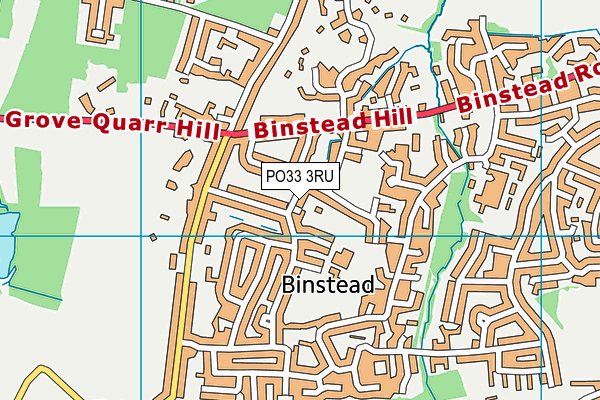 PO33 3RU map - OS VectorMap District (Ordnance Survey) PO33 3RU map - OS VectorMap District (Ordnance Survey)