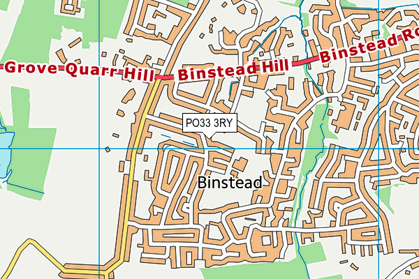 PO33 3RY map - OS VectorMap District (Ordnance Survey) PO33 3RY map - OS VectorMap District (Ordnance Survey)