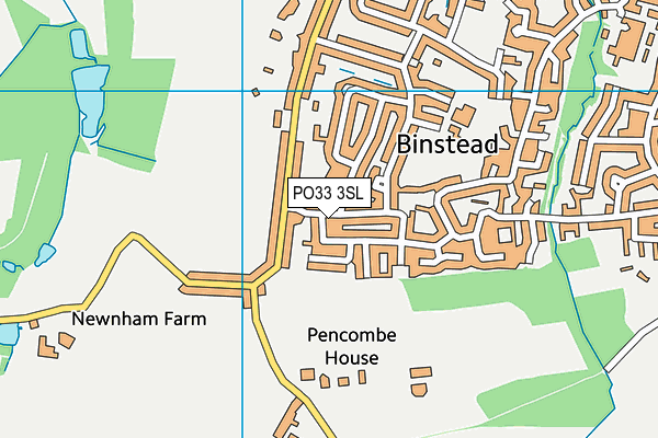 PO33 3SL map - OS VectorMap District (Ordnance Survey) PO33 3SL map - OS VectorMap District (Ordnance Survey)
