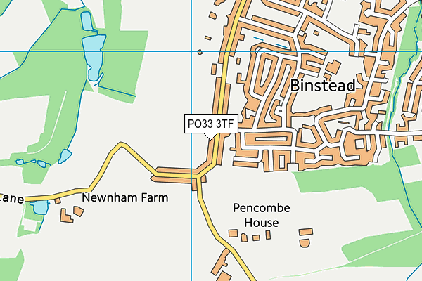 PO33 3TF map - OS VectorMap District (Ordnance Survey) PO33 3TF map - OS VectorMap District (Ordnance Survey)