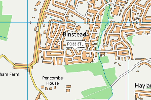 PO33 3TL map - OS VectorMap District (Ordnance Survey) PO33 3TL map - OS VectorMap District (Ordnance Survey)