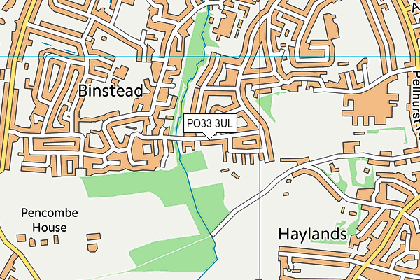 PO33 3UL map - OS VectorMap District (Ordnance Survey) PO33 3UL map - OS VectorMap District (Ordnance Survey)