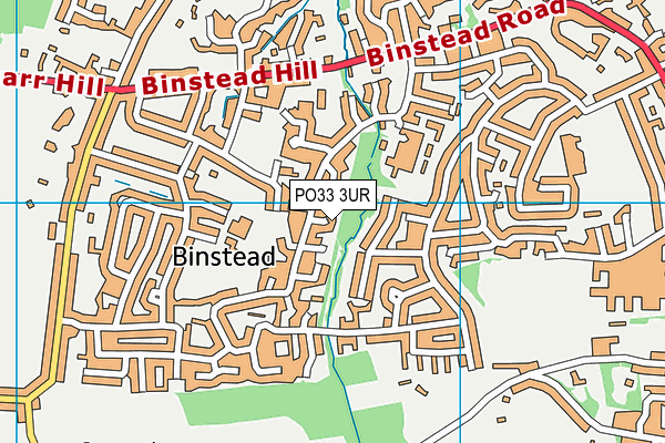PO33 3UR map - OS VectorMap District (Ordnance Survey) PO33 3UR map - OS VectorMap District (Ordnance Survey)
