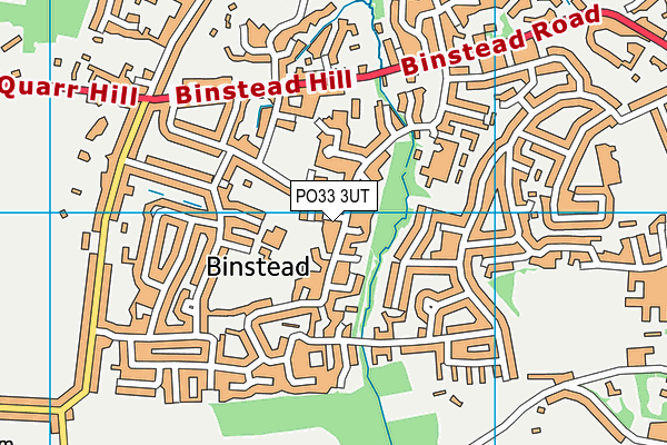 PO33 3UT map - OS VectorMap District (Ordnance Survey) PO33 3UT map - OS VectorMap District (Ordnance Survey)