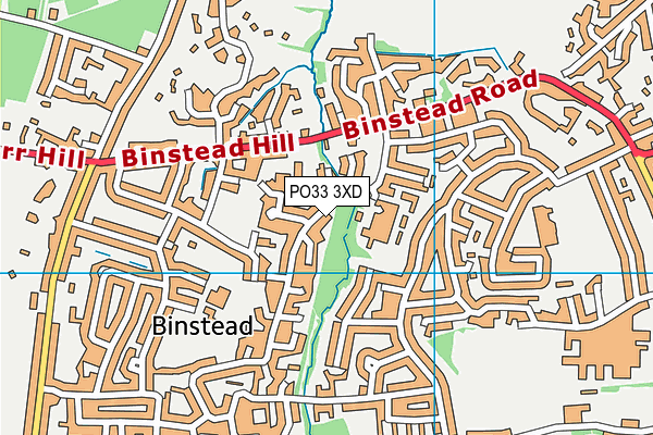 PO33 3XD map - OS VectorMap District (Ordnance Survey) PO33 3XD map - OS VectorMap District (Ordnance Survey)