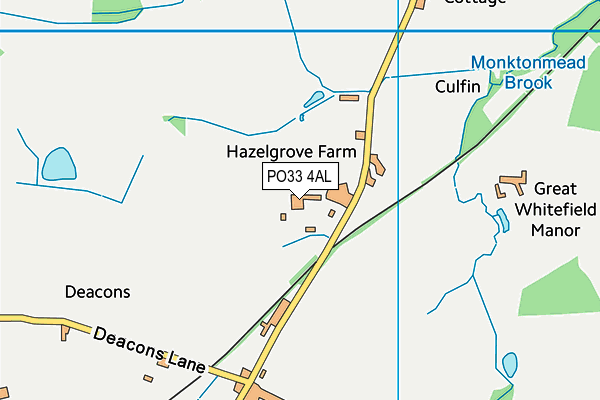 PO33 4AL map - OS VectorMap District (Ordnance Survey) PO33 4AL map - OS VectorMap District (Ordnance Survey)