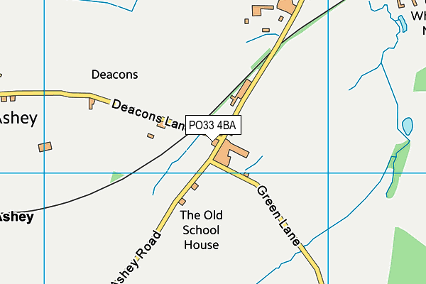 PO33 4BA map - OS VectorMap District (Ordnance Survey) PO33 4BA map - OS VectorMap District (Ordnance Survey)