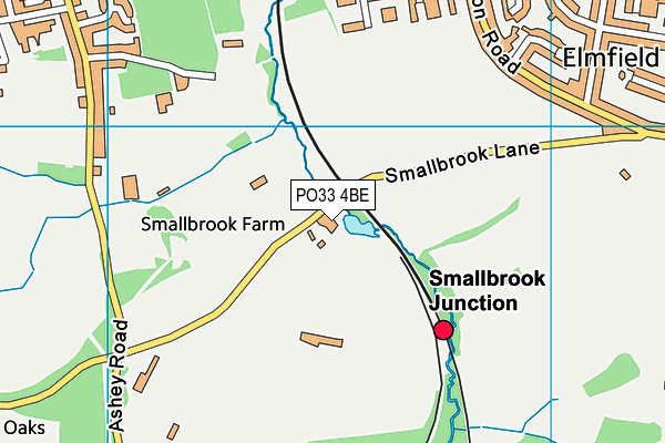 PO33 4BE map - OS VectorMap District (Ordnance Survey) PO33 4BE map - OS VectorMap District (Ordnance Survey)