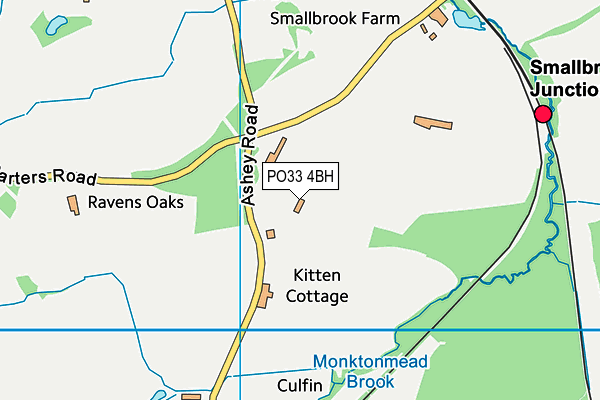 PO33 4BH map - OS VectorMap District (Ordnance Survey) PO33 4BH map - OS VectorMap District (Ordnance Survey)