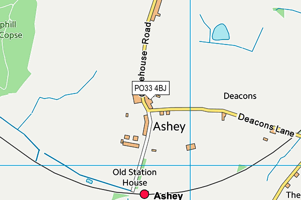 PO33 4BJ map - OS VectorMap District (Ordnance Survey) PO33 4BJ map - OS VectorMap District (Ordnance Survey)