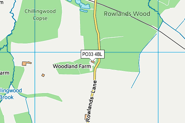 PO33 4BL map - OS VectorMap District (Ordnance Survey) PO33 4BL map - OS VectorMap District (Ordnance Survey)