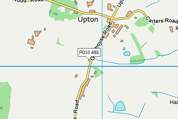 PO33 4BS map - OS VectorMap District (Ordnance Survey) PO33 4BS map - OS VectorMap District (Ordnance Survey)