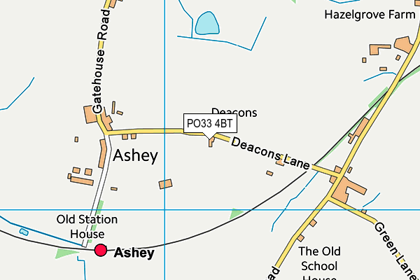 PO33 4BT map - OS VectorMap District (Ordnance Survey) PO33 4BT map - OS VectorMap District (Ordnance Survey)