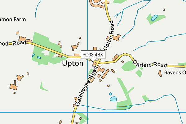 PO33 4BX map - OS VectorMap District (Ordnance Survey) PO33 4BX map - OS VectorMap District (Ordnance Survey)