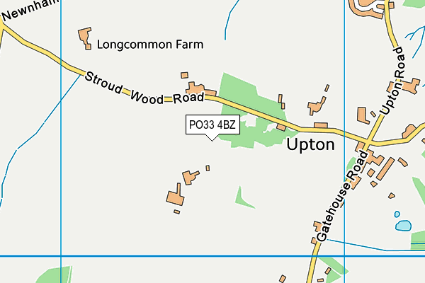 PO33 4BZ map - OS VectorMap District (Ordnance Survey) PO33 4BZ map - OS VectorMap District (Ordnance Survey)