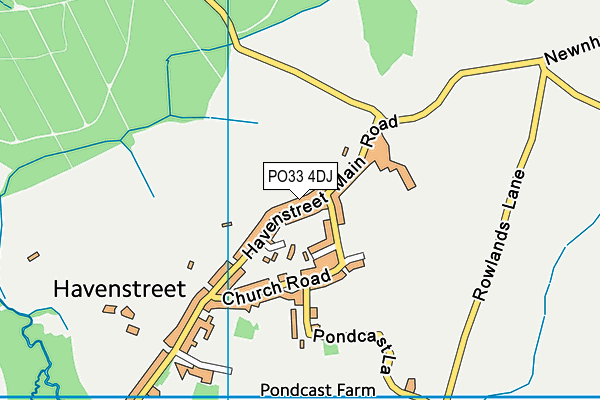 PO33 4DJ map - OS VectorMap District (Ordnance Survey) PO33 4DJ map - OS VectorMap District (Ordnance Survey)