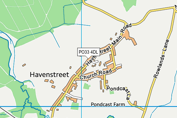 PO33 4DL map - OS VectorMap District (Ordnance Survey) PO33 4DL map - OS VectorMap District (Ordnance Survey)