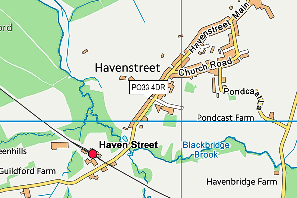 PO33 4DR map - OS VectorMap District (Ordnance Survey) PO33 4DR map - OS VectorMap District (Ordnance Survey)