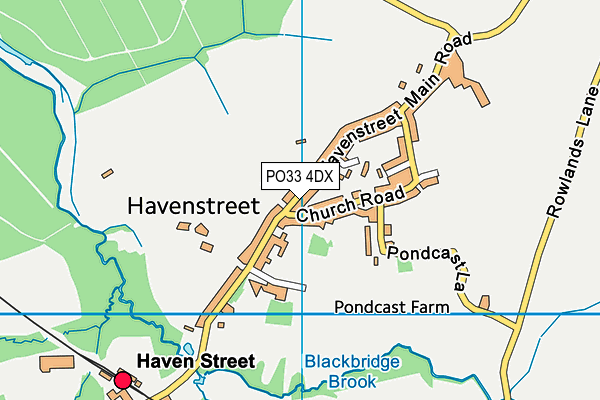 PO33 4DX map - OS VectorMap District (Ordnance Survey) PO33 4DX map - OS VectorMap District (Ordnance Survey)