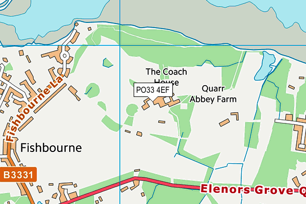 PO33 4EF map - OS VectorMap District (Ordnance Survey) PO33 4EF map - OS VectorMap District (Ordnance Survey)