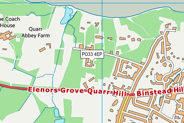 PO33 4EP map - OS VectorMap District (Ordnance Survey) PO33 4EP map - OS VectorMap District (Ordnance Survey)